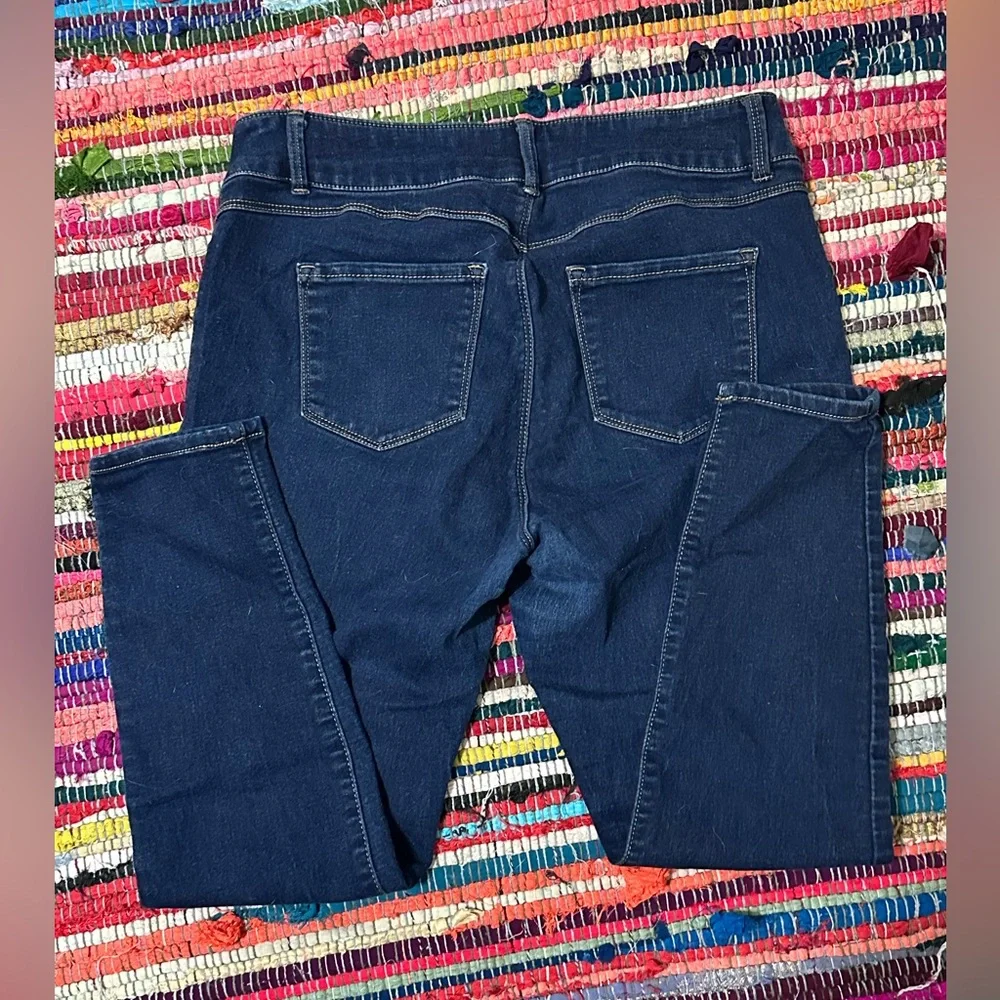 d. jeans Dark Blue Skinny Women's Stretch Jeans - Picture 2 of 3